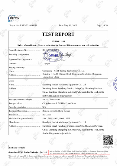 تقرير اختبار CE EMC preview