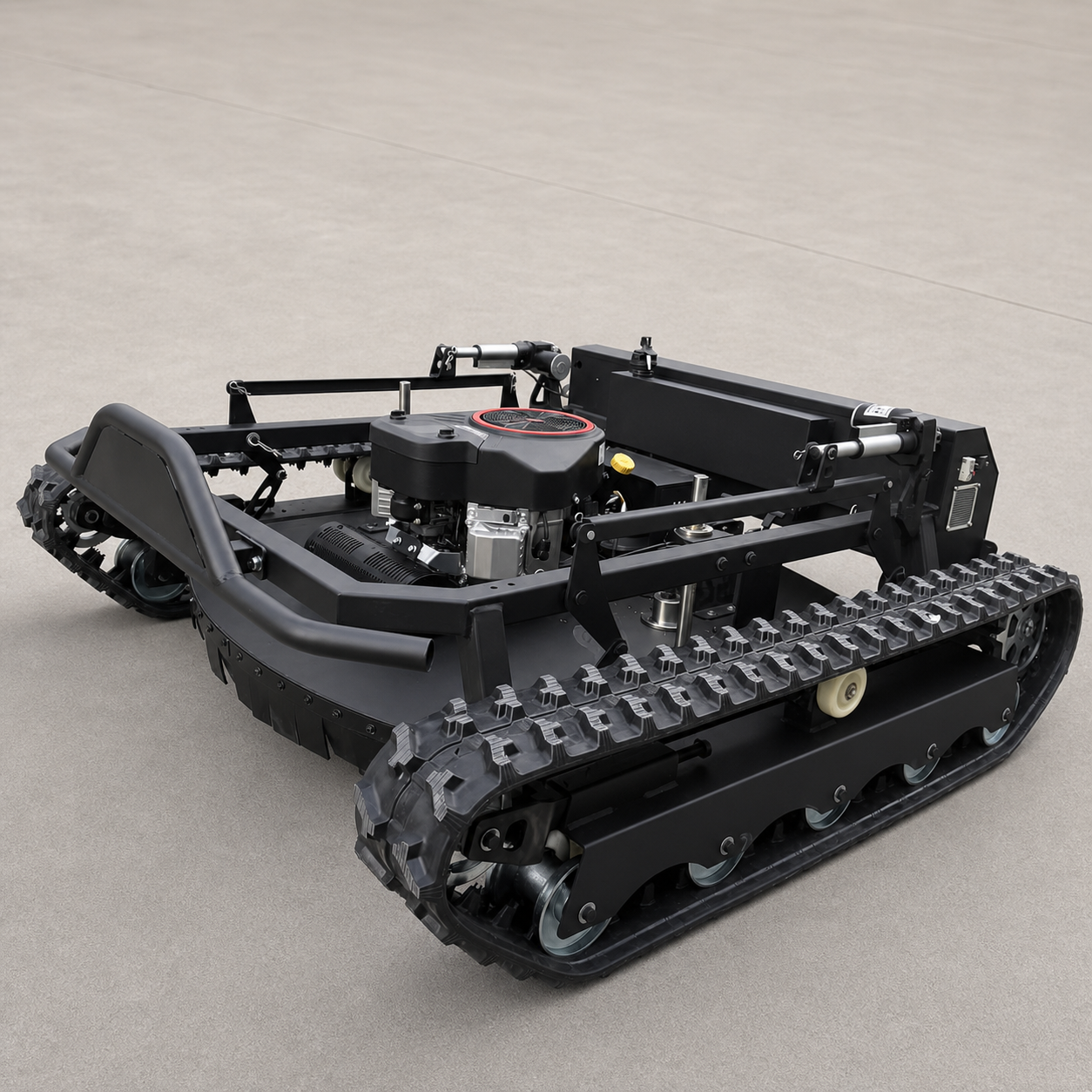 Diesel 1200L remote control crawler mower