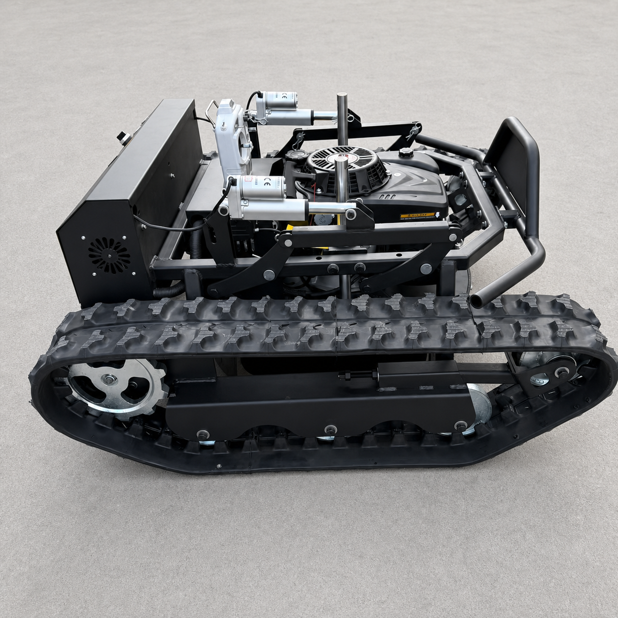 Tracked gasoline mower in product catalogue