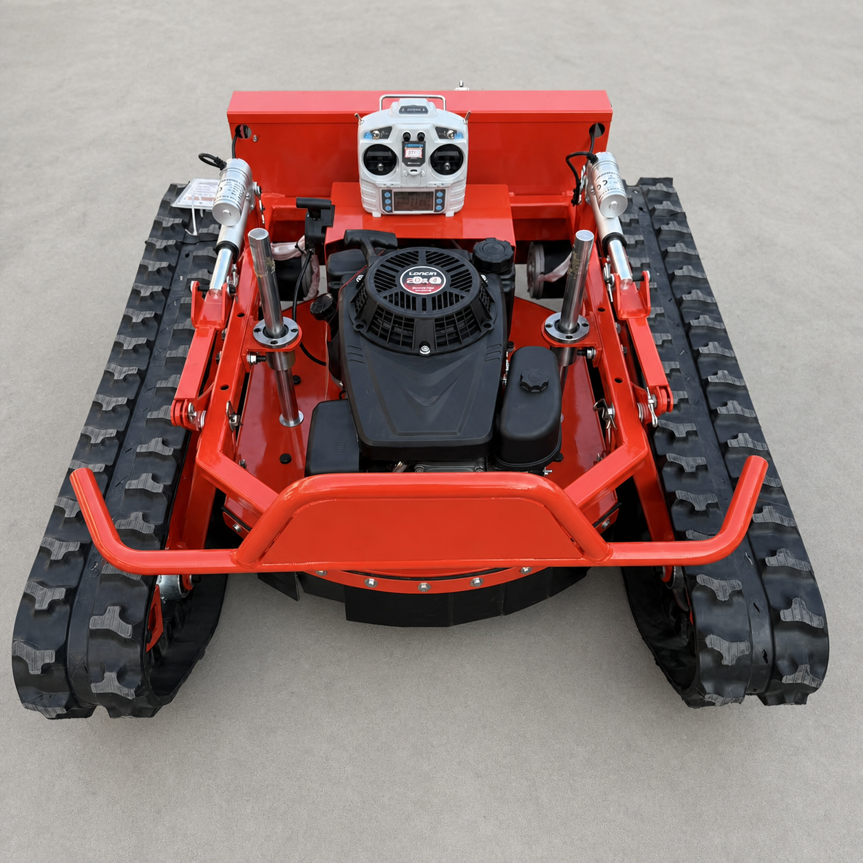Lithium tracked mower in product catalogue